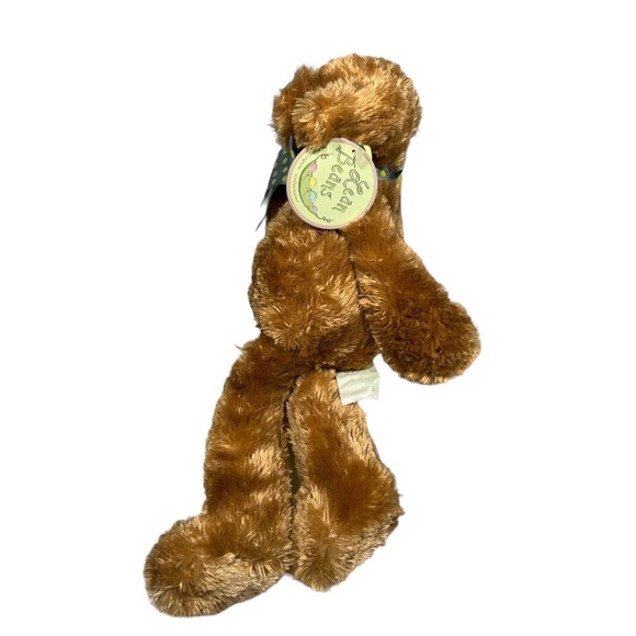 BEARINGTON BEARS PLUSH LEAN BEAN SAMMY BROWN DOG PLUSH NWT - Picture 2 of 6